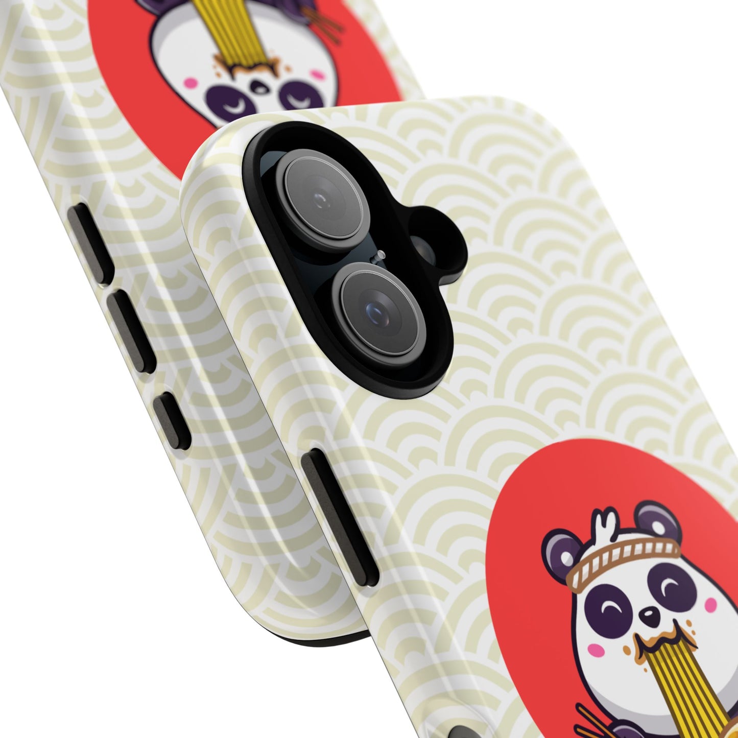 Phone Case - Cute Panda Slurping Noodles Design