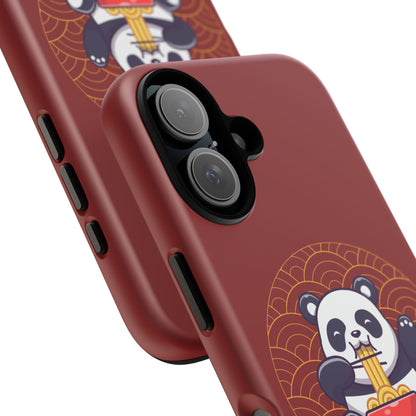 Panda Slurping Noodles Phone Case