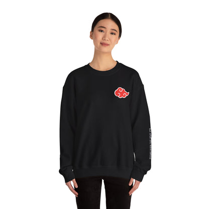 Unisex Akatsuki-Inspired Crewneck Sweatshirt – Cozy & Stylish