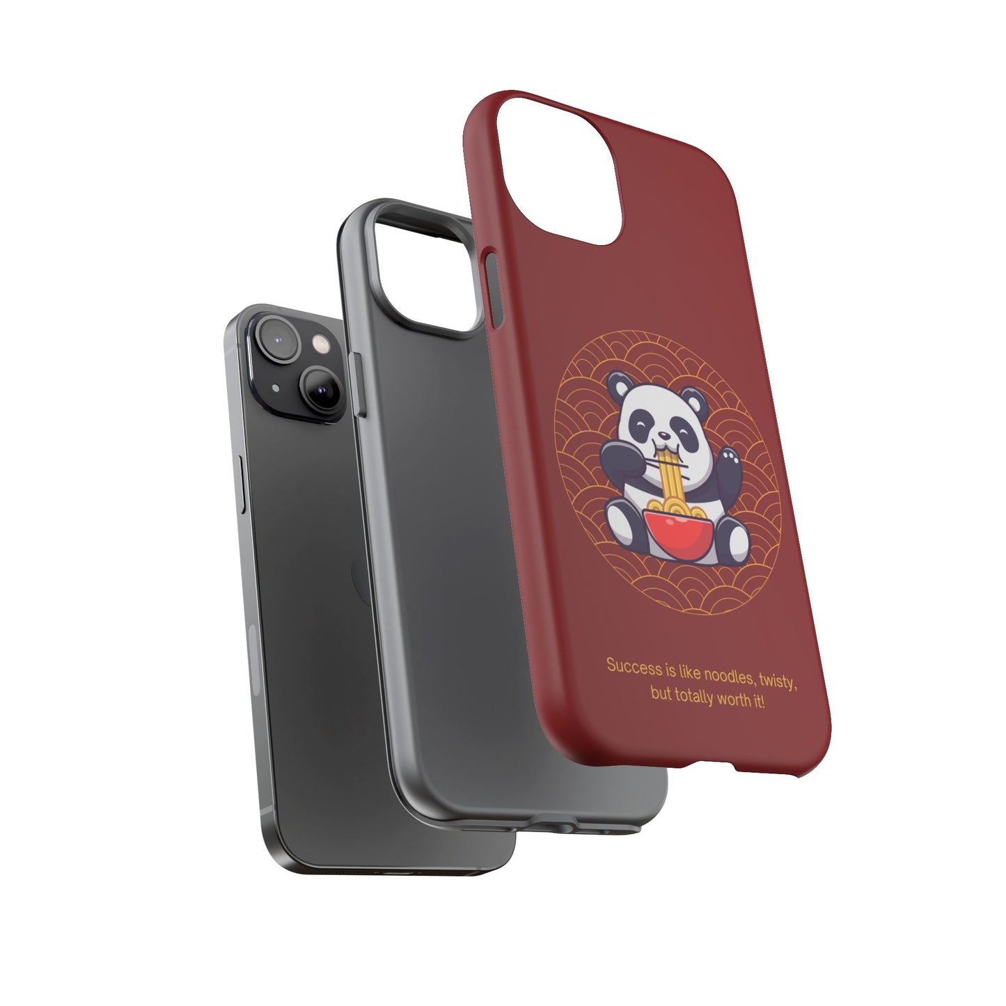 Panda Slurping Noodles Phone Case