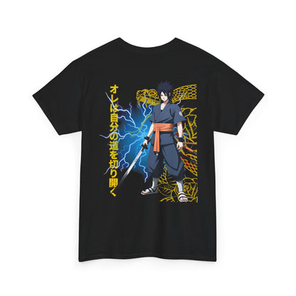 Sasuke-Inspired Naruto Unisex Cotton TShirt