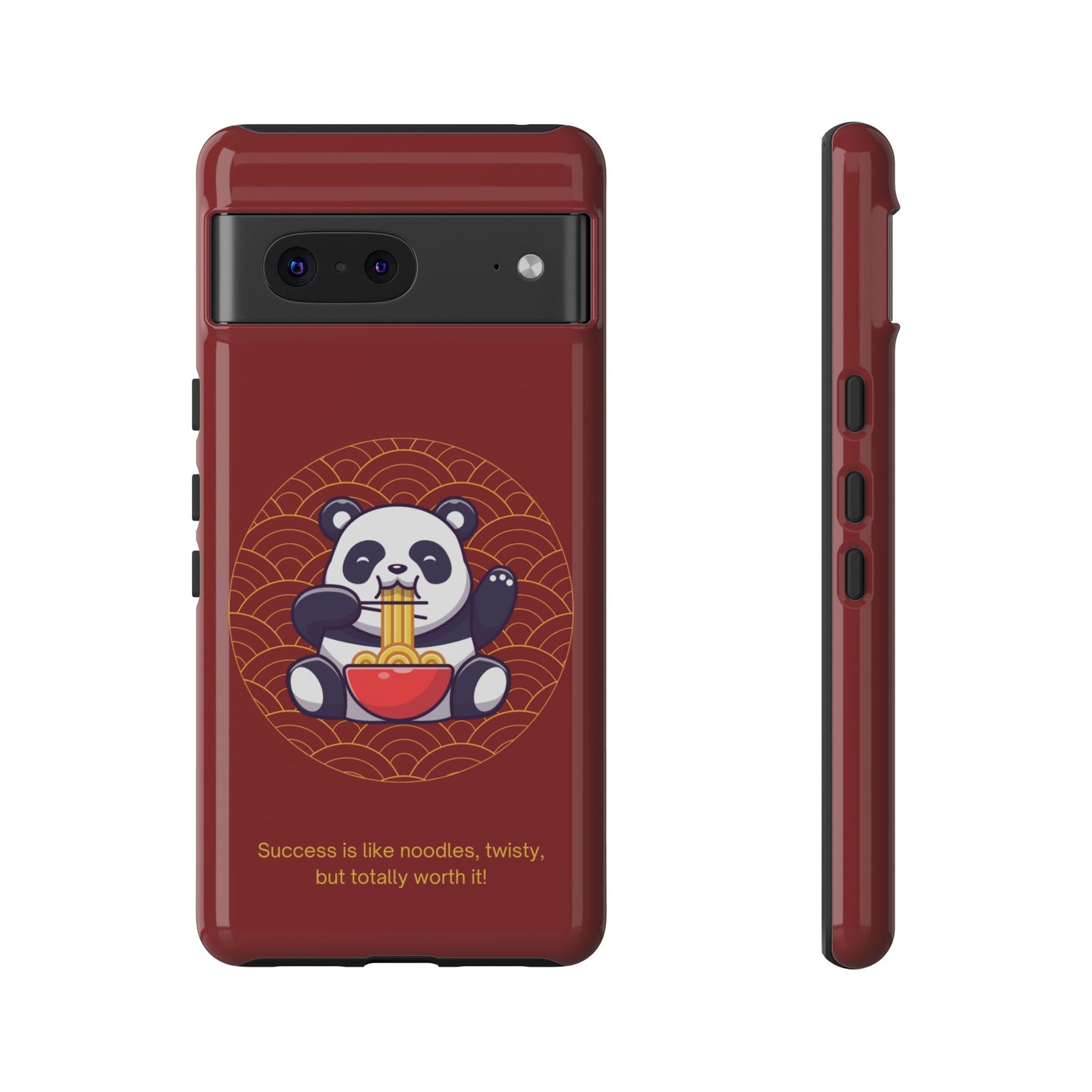 Panda Slurping Noodles Phone Case