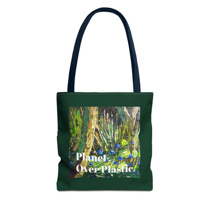 Planet Over Plastic Tote Bag – Eco-Friendly & Stylish