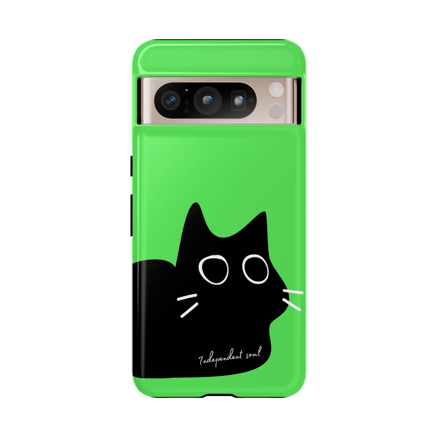 Cute Cat Minimalist Silhouette Phone Case