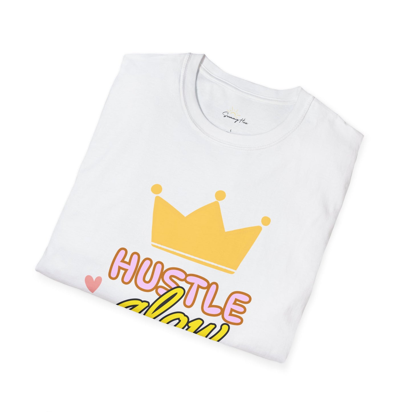 Hustle, Glow, Repeat – Motivational T-shirt for Go-Getters