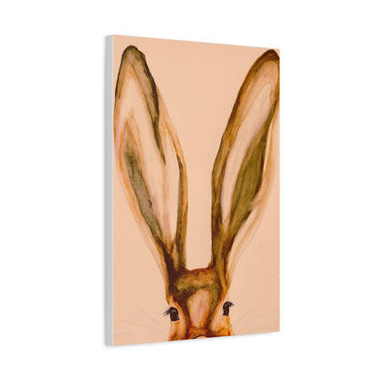 Artistic Rabbit Art on Matte Canvas