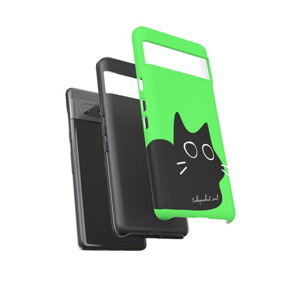 Cute Cat Minimalist Silhouette Phone Case