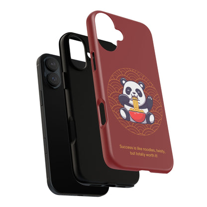 Panda Slurping Noodles Phone Case