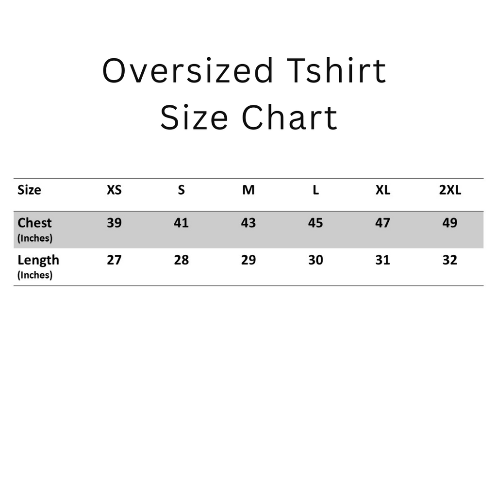 Unisex Acid Washed Oversize Black Tshirt