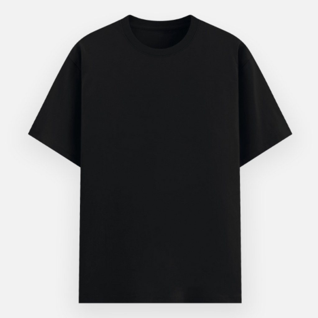 Unisex Relaxed Fit Solid Basic Tshirts