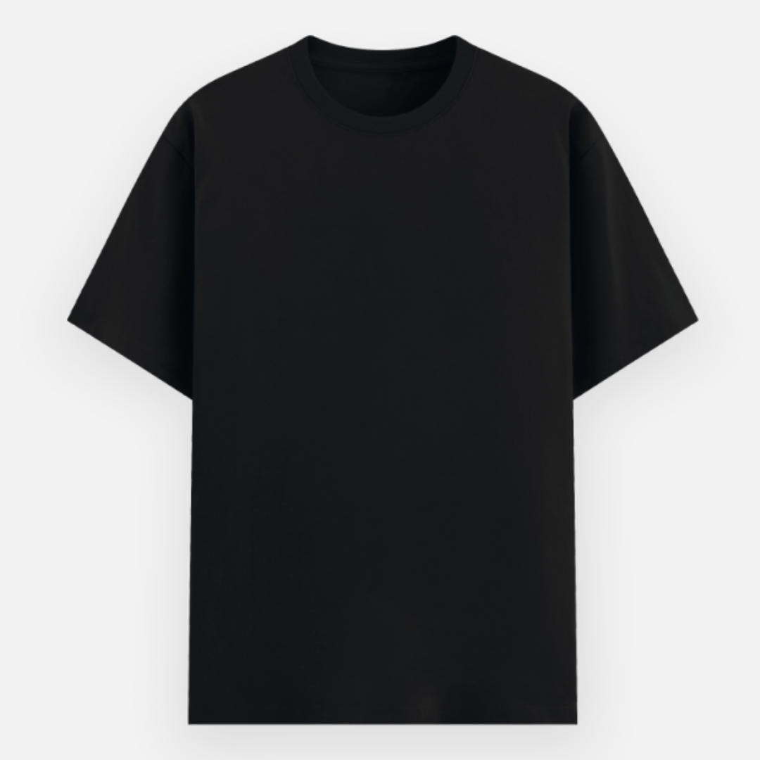 Unisex Relaxed Fit Solid Basic Tshirts