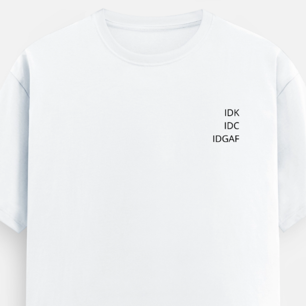 Unisex Relaxed Fit IDK Tshirt