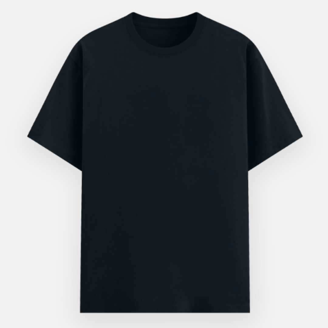 Unisex Relaxed Fit Solid Basic Tshirts