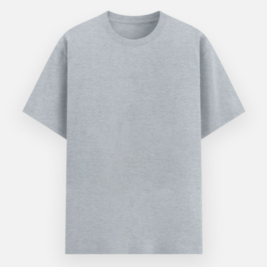 Unisex Relaxed Fit Solid Basic Tshirts