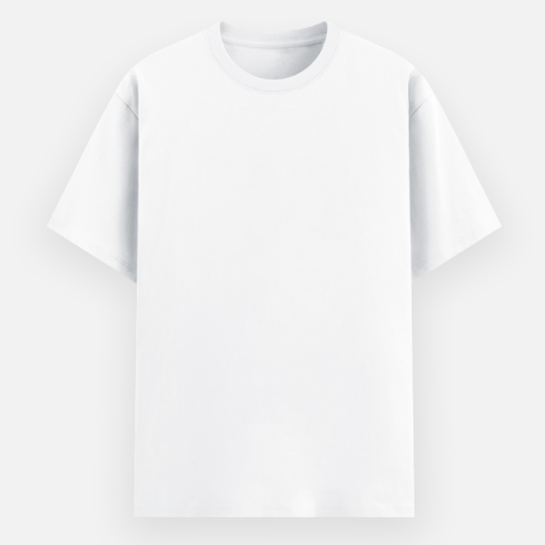 Unisex Relaxed Fit Solid Basic Tshirts