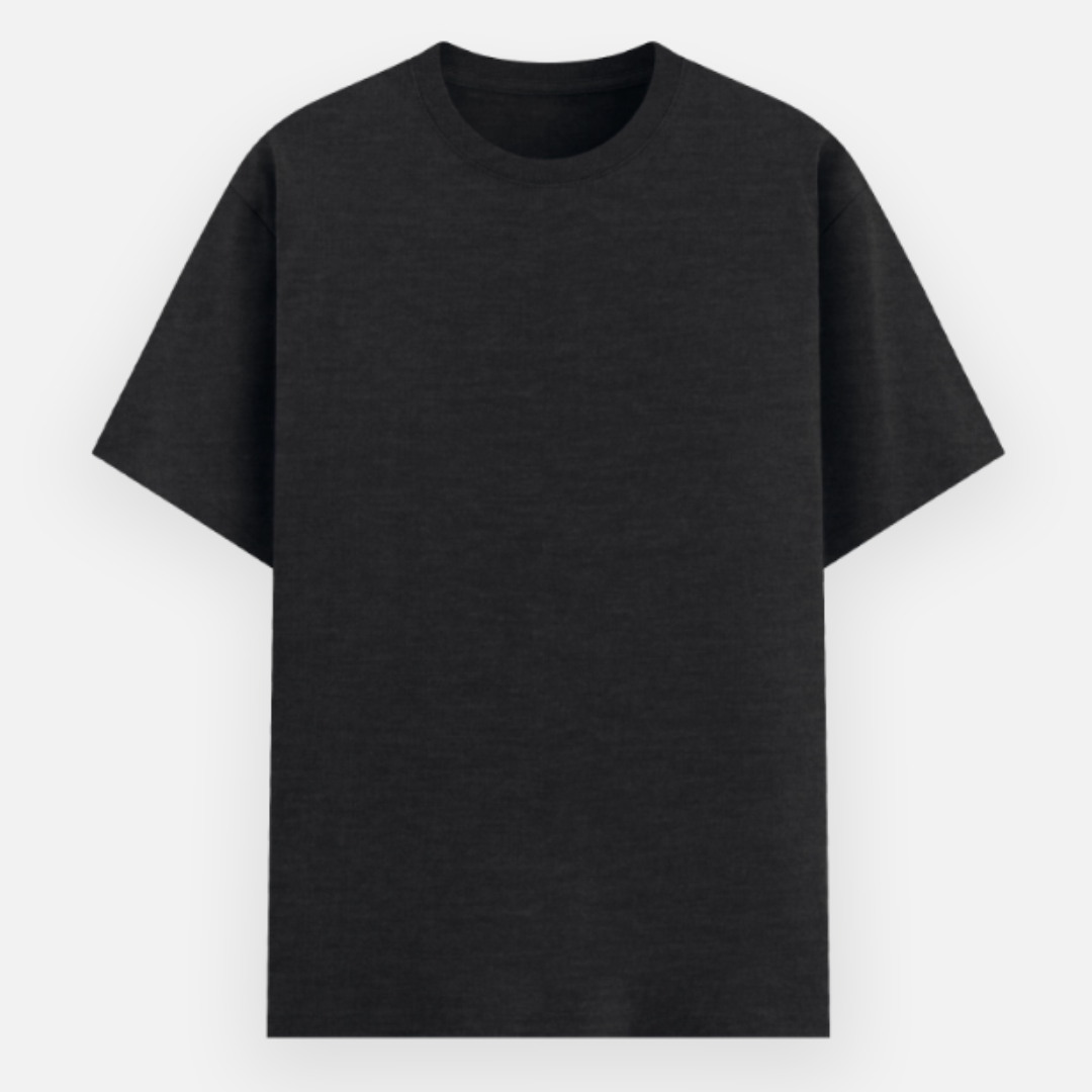 Unisex Relaxed Fit Solid Basic Tshirts