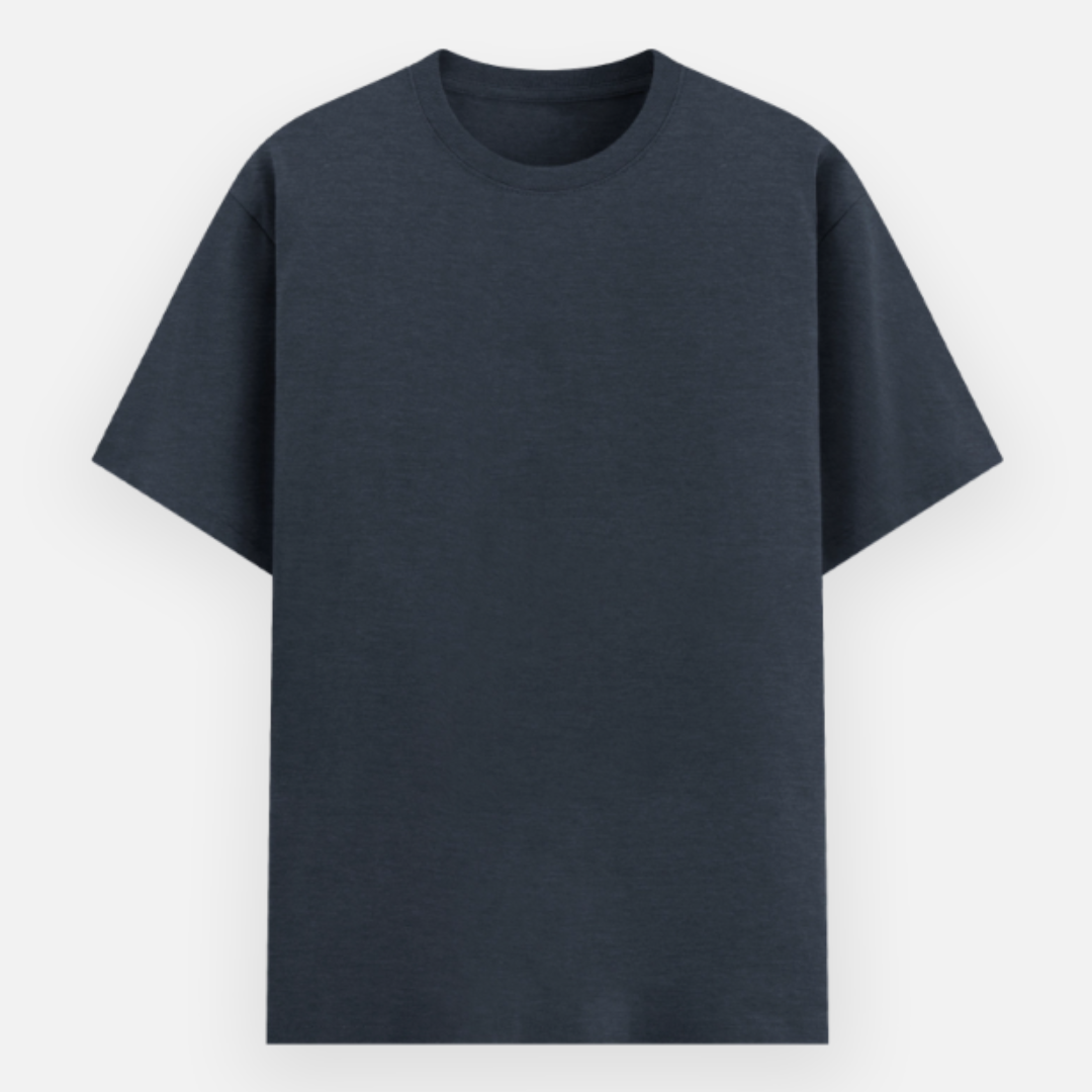 Unisex Relaxed Fit Solid Basic Tshirts