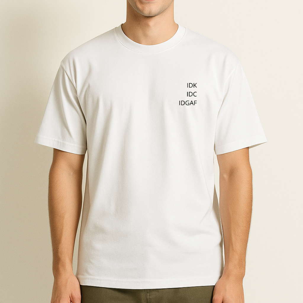Unisex Relaxed Fit IDK Tshirt